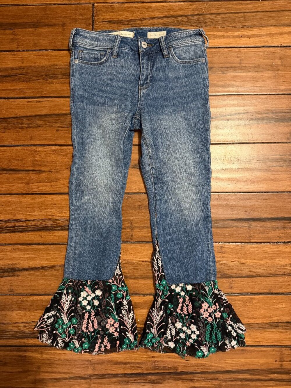 Pilcro and the Letterpress Boho Flounce Floral Hem, Size 24P